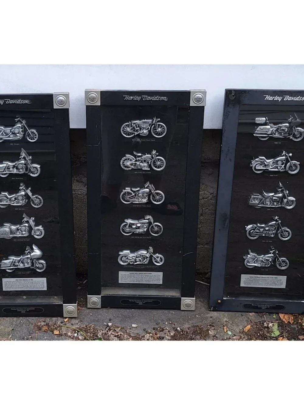 harley davidson shadow box dealership display edison Three 1990s-2008